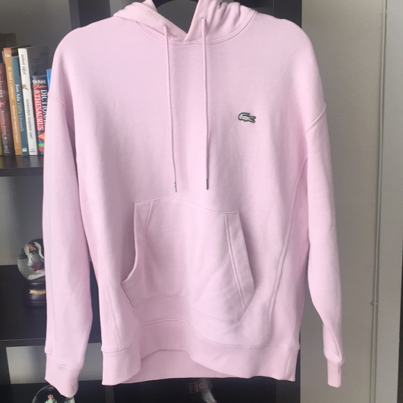 lacoste pink sweatshirt
